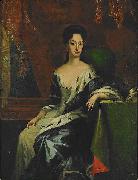 david von krafft Portrait of Princess Hedvig Sofia of Sweden, Duchess of Holstein-Gottorp USA oil painting artist